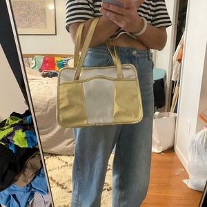 Vintage metallic handbag